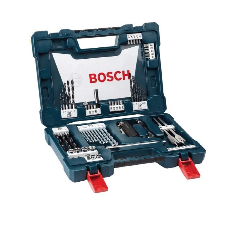 SKI - สกี จำหน่ายสินค้าหลากหลาย และคุณภาพดี | BOSCH ชุดไขควงและดอกสว่าน Bosch 68p V-Line #2607017409